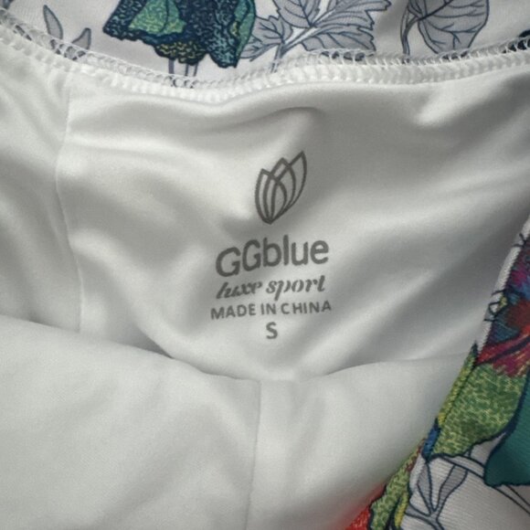 GG Blue Luxe Sport Flowers Women's Golf Tennis Pickleball Skort Size S - Picture 3 of 5